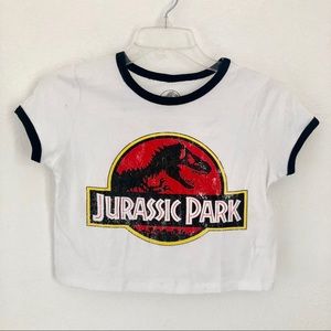 Jurassic Park Crop Top